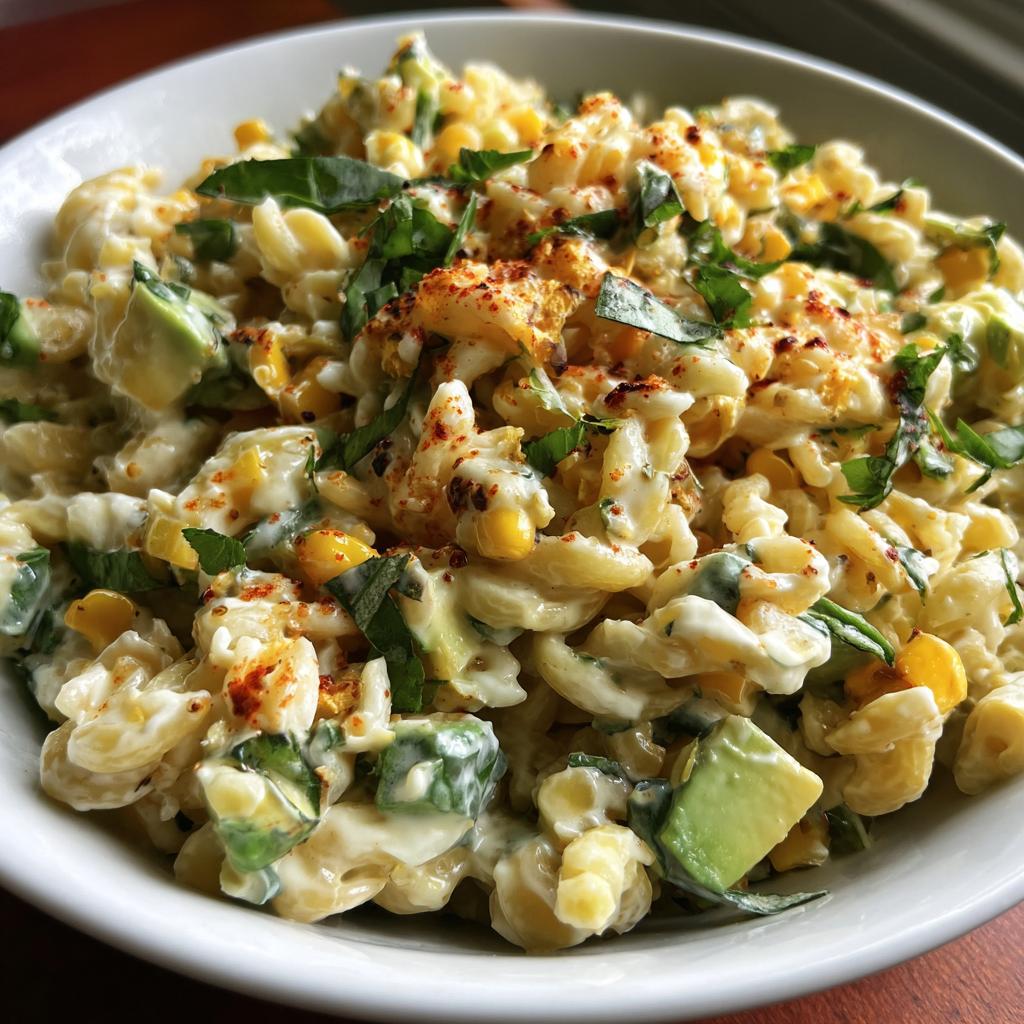 Creamy Street Corn Pasta Salad - detail 2