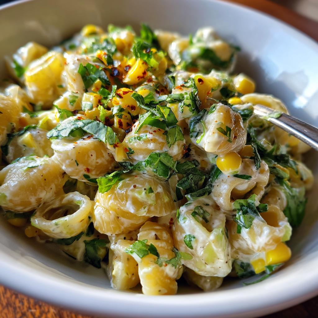 Creamy Street Corn Pasta Salad - detail 3