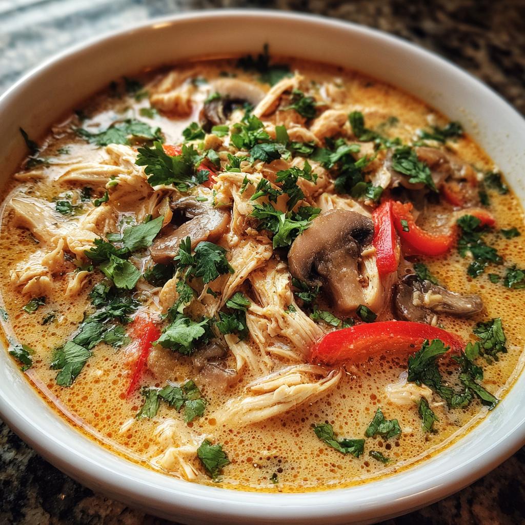 Crockpot Thai Coconut Chicken Soup: A Cozy Delight - detail 2