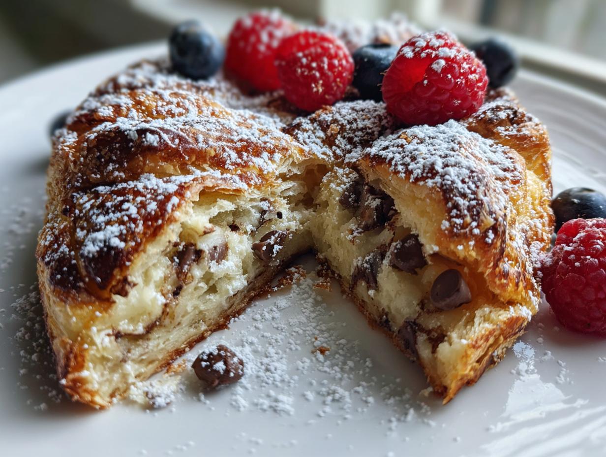 Decadent Chocolate Croissant Bake: 5 Star Treat