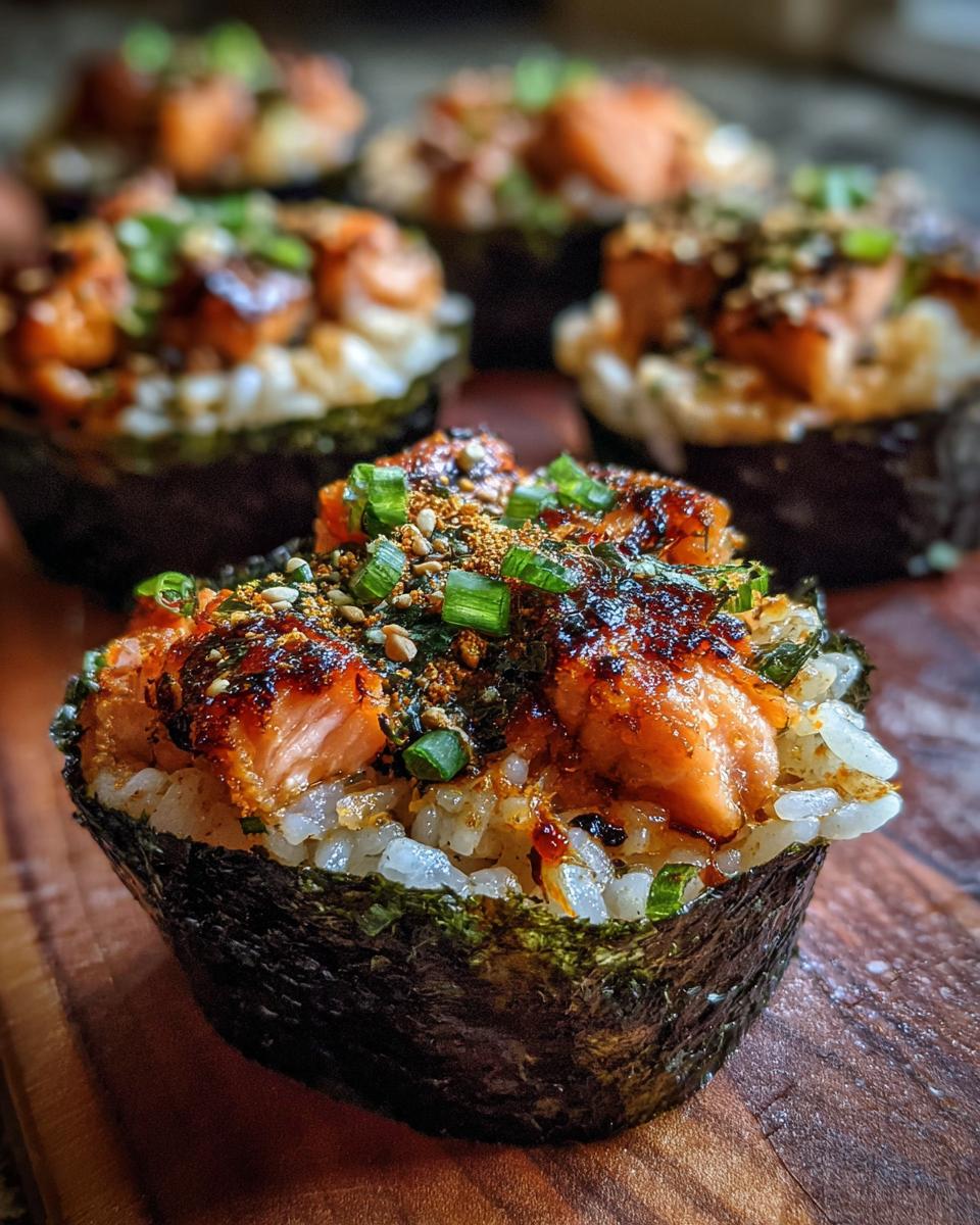 Easy Baked Salmon Sushi Cups (Viral Recipe) - detail 2