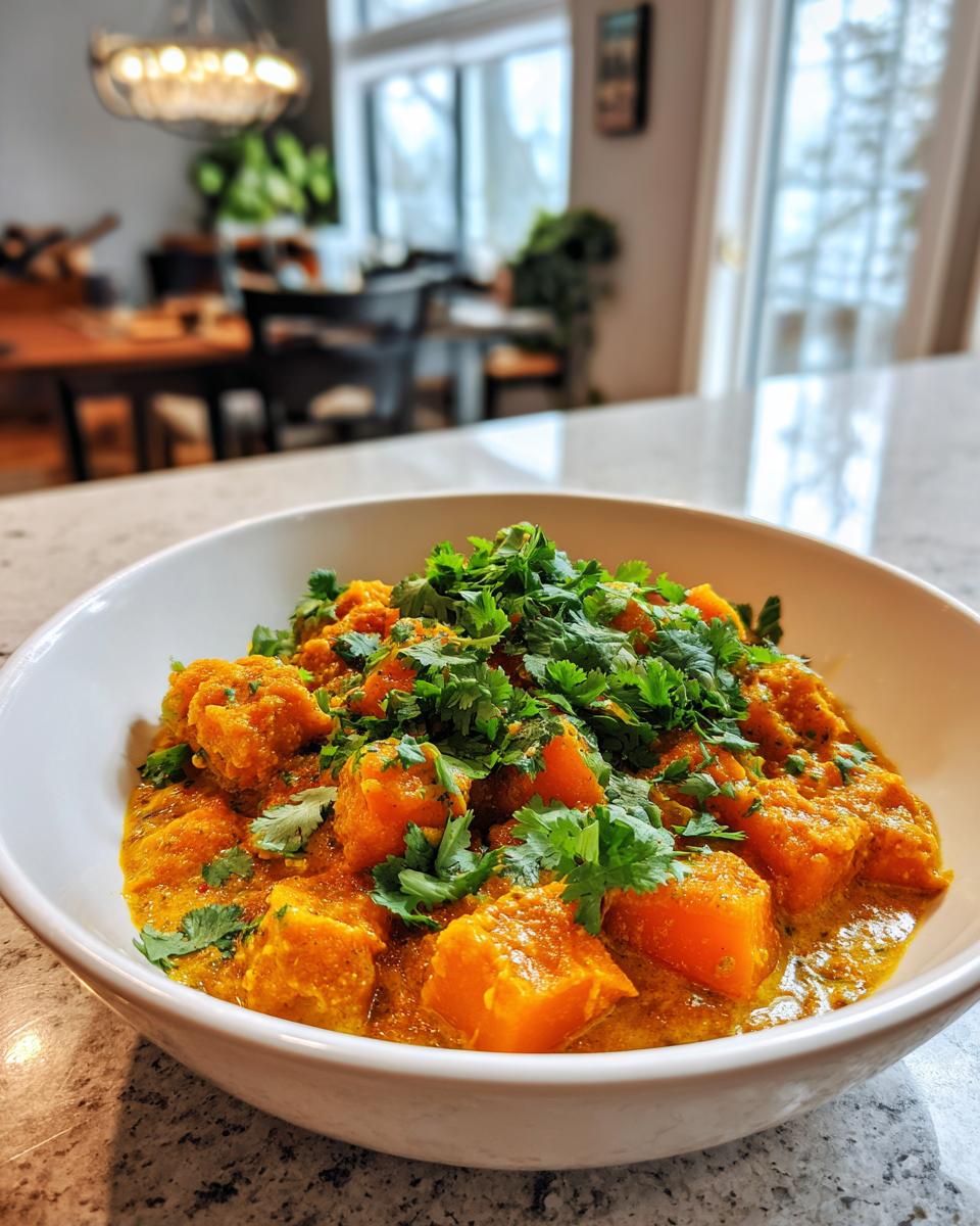 Easy Butternut Squash Curry - detail 1
