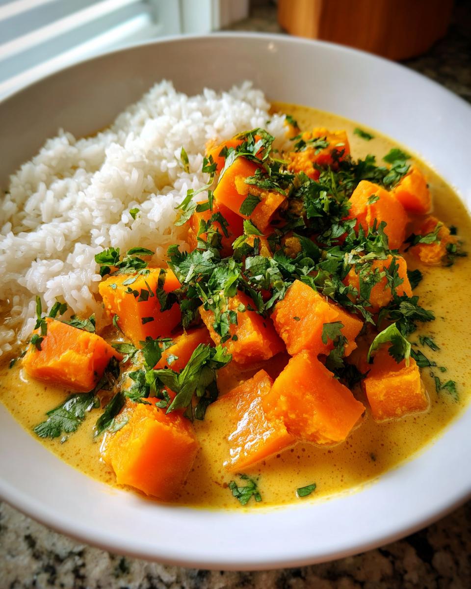 Easy Butternut Squash Curry - detail 2