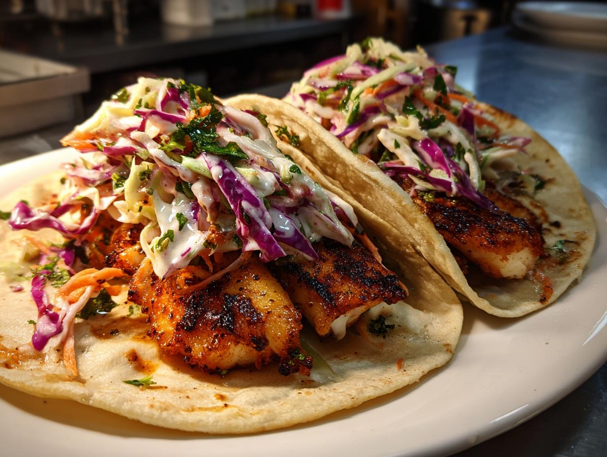Fish Tacos with Cabbage Slaw: A Delicious & Easy Recipe