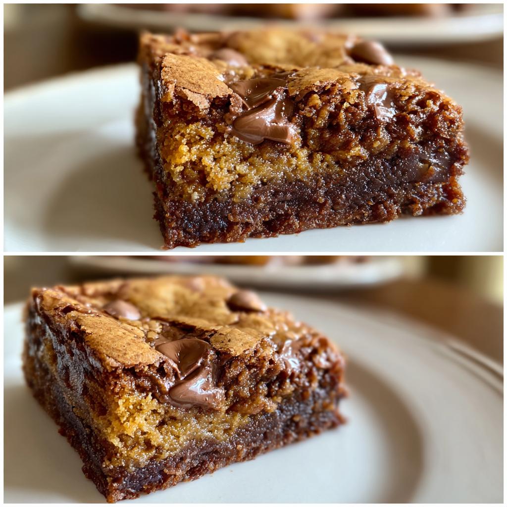 Fudgy Chewy Browkies (Brookies) - detail 1