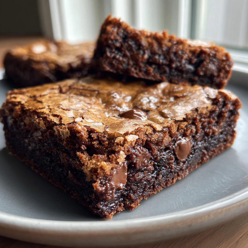 Fudgy Chewy Browkies (Brookies) - detail 3