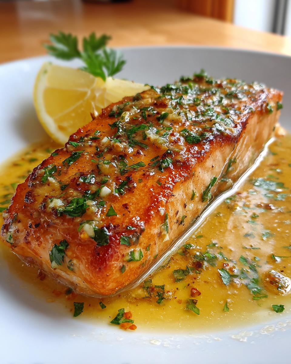 Garlic Butter Salmon - detail 1