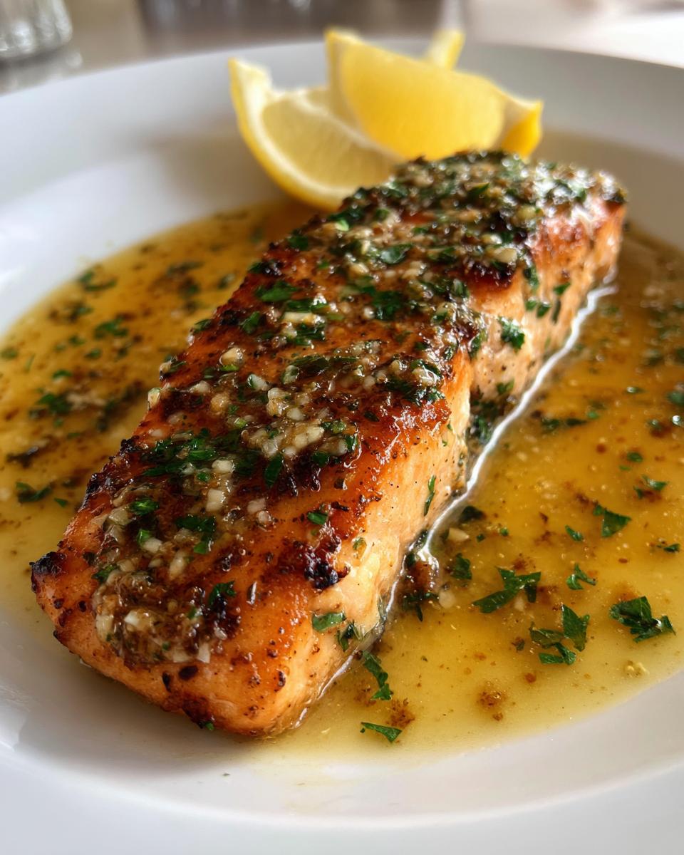 Garlic Butter Salmon - detail 2