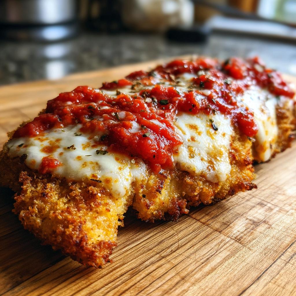 Healthy Baked Chicken Parmesan - detail 2