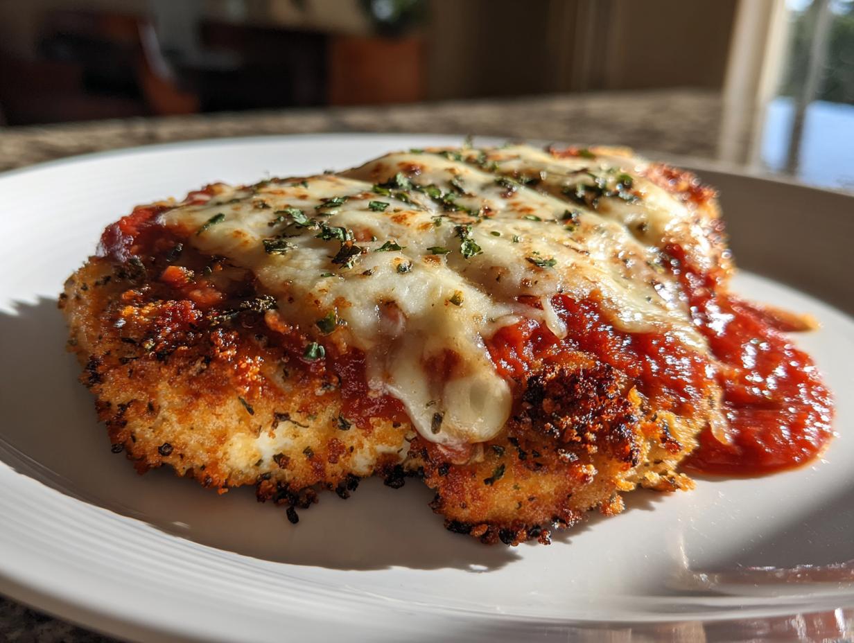Healthy Baked Chicken Parmesan