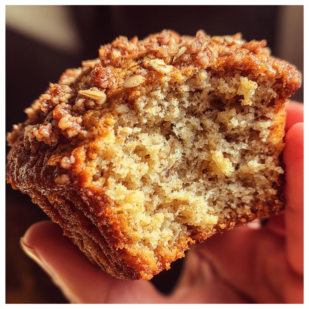 Healthy Banana Oatmeal Muffins - detail 1