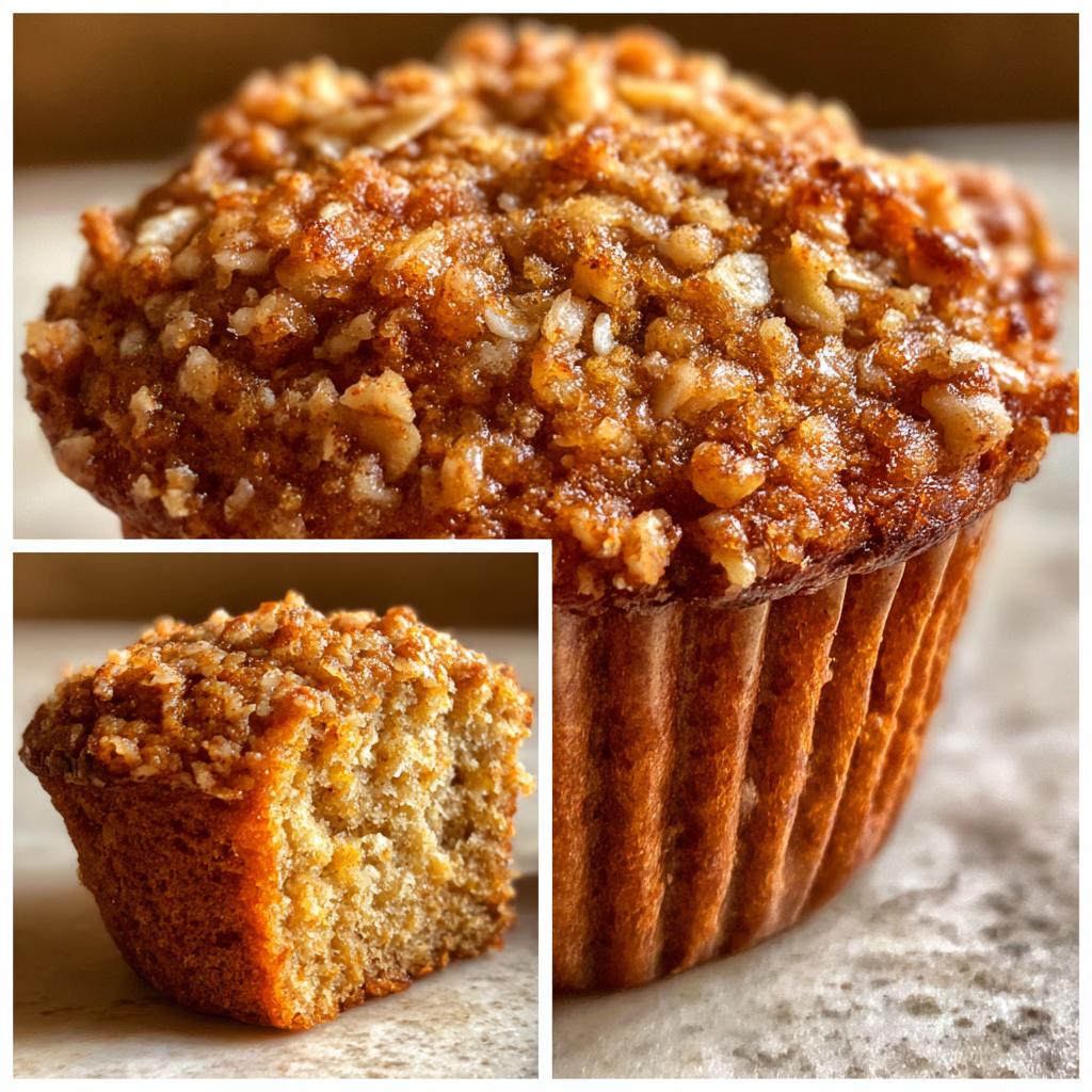 Healthy Banana Oatmeal Muffins - detail 3