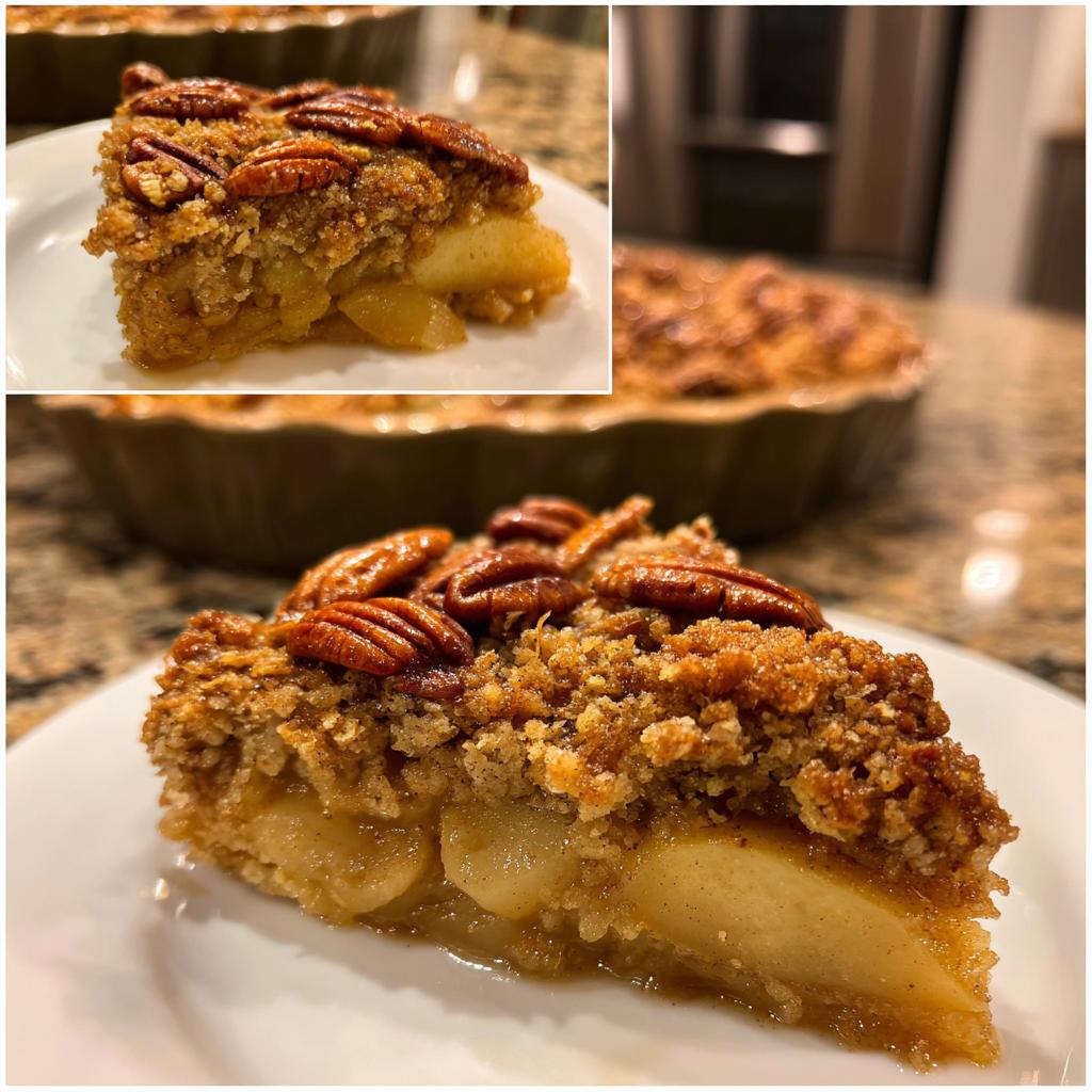 Healthy Breakfast Apple Crumble - detail 2