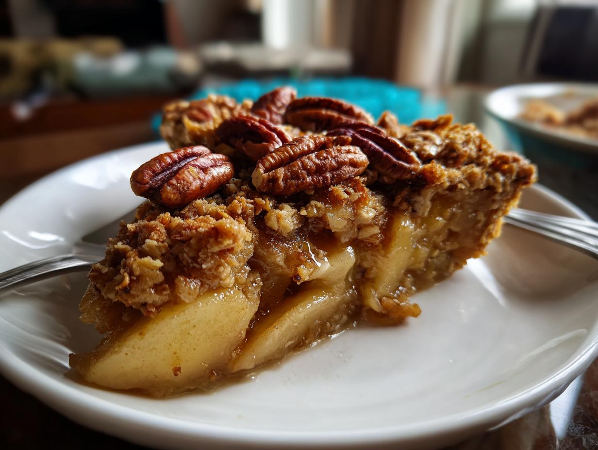 Healthy Breakfast Apple Crumble