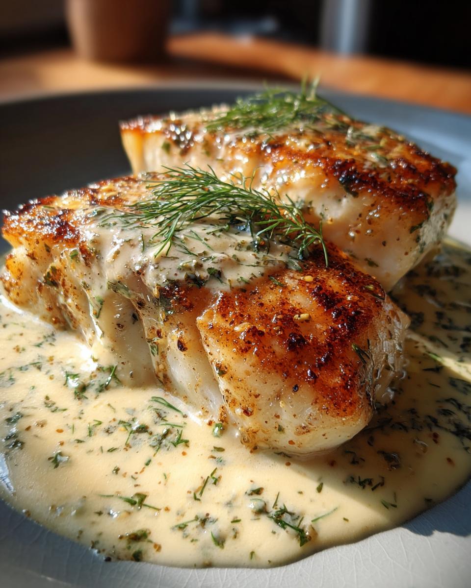 Healthy Halibut with Buerre Blanc - detail 1