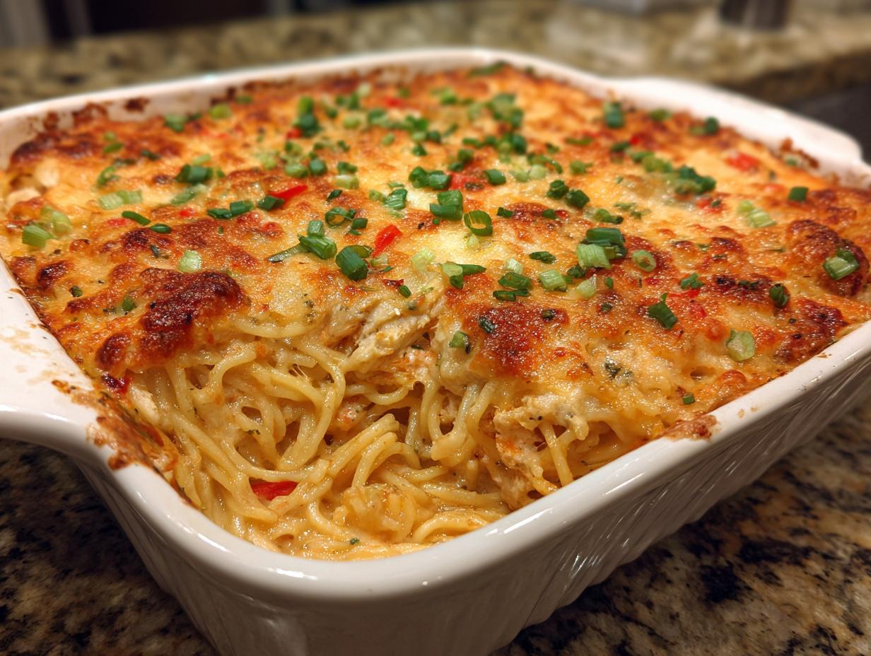 Irresistible Spicy Cheesy Chicken Spaghetti 4 You
