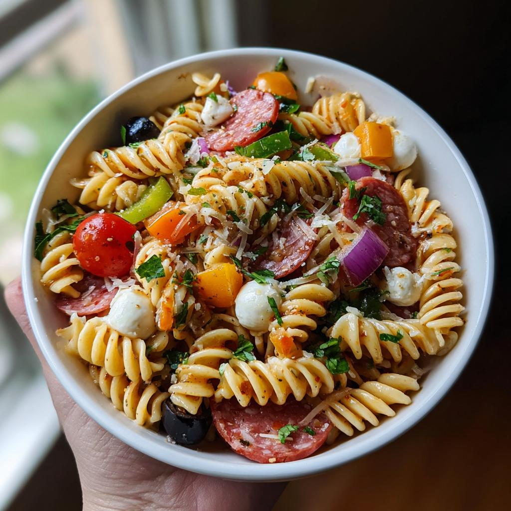 Italian Dressing Pasta Salad - detail 1