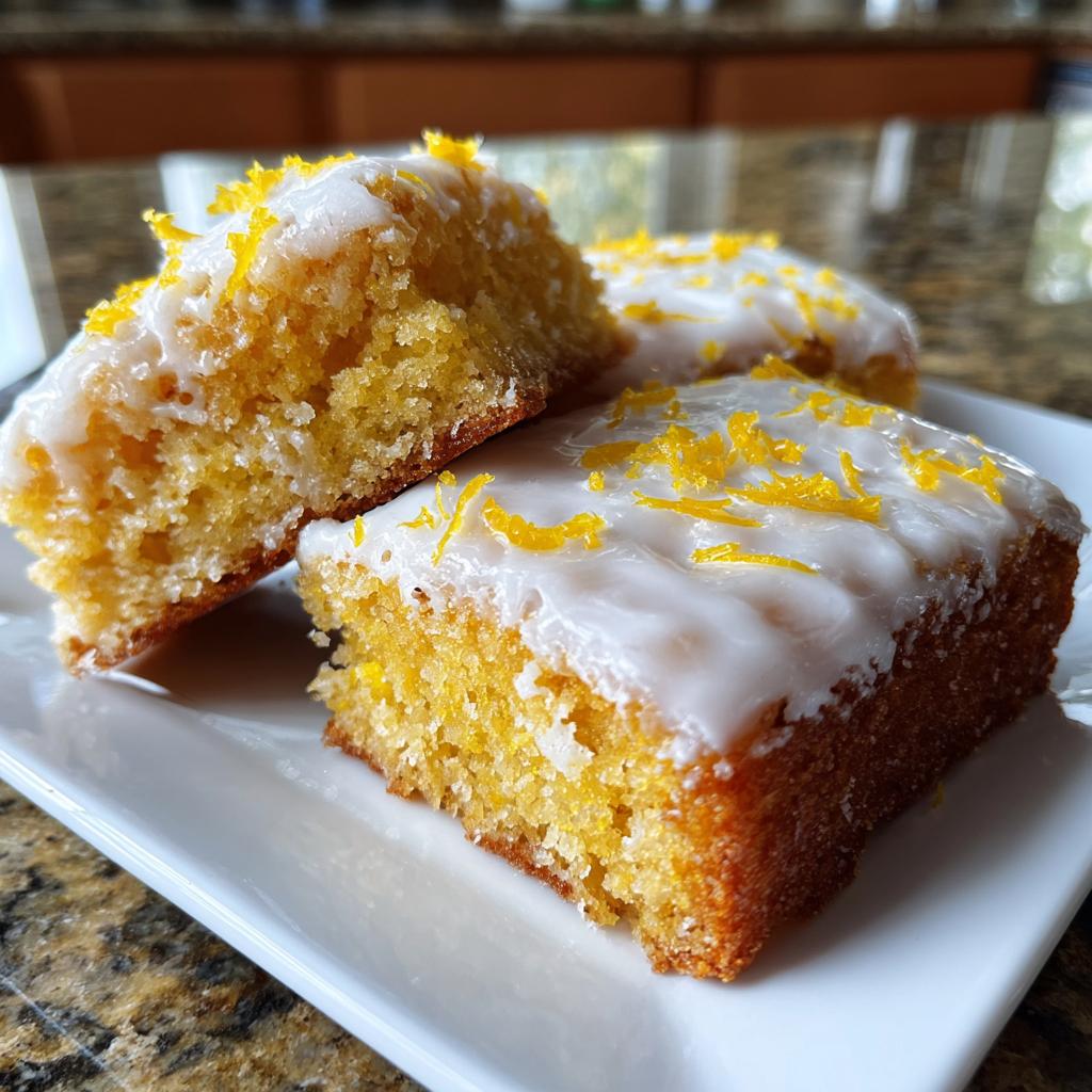 Lemon Brownies - detail 1