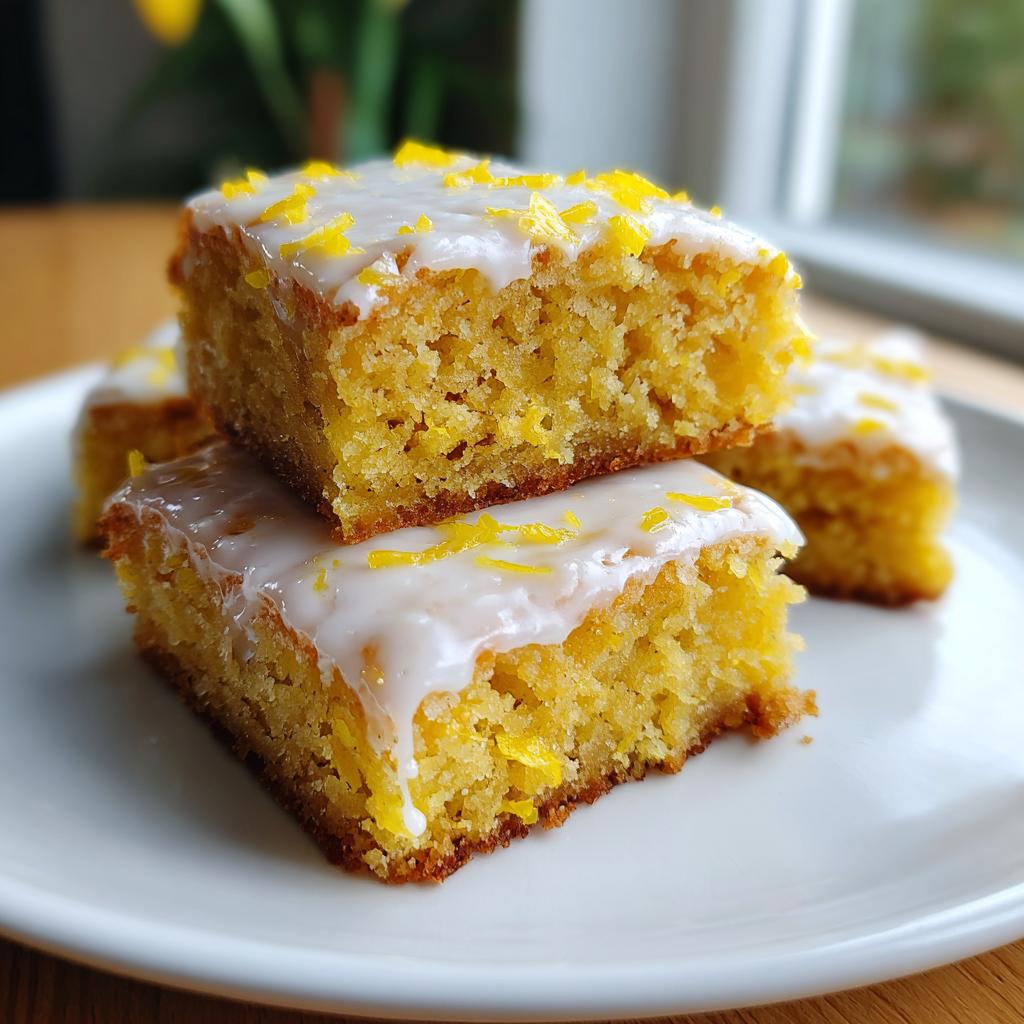 Lemon Brownies - detail 2