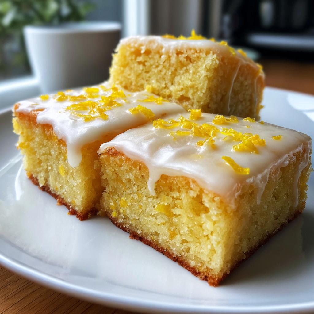 Lemon Brownies - detail 3