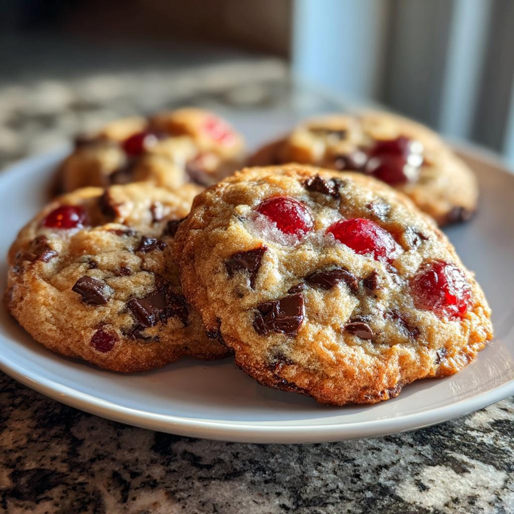 Maraschino Cherry Chocolate Chip Cookies - detail 2