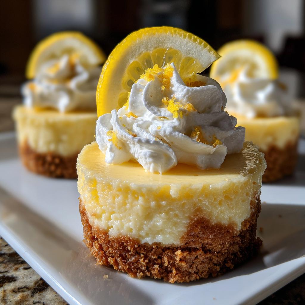 Mini Lemon Cheesecakes - detail 1