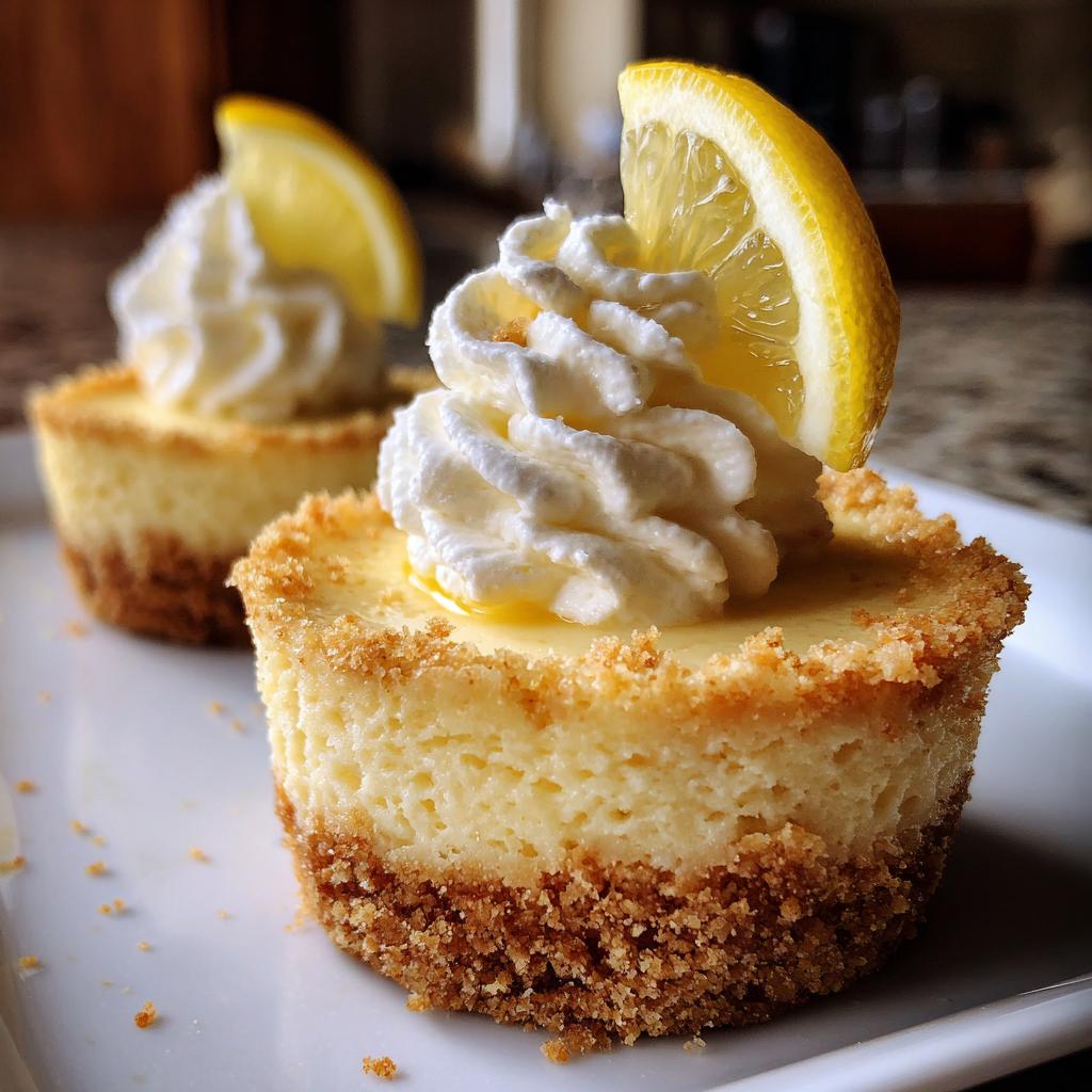 Mini Lemon Cheesecakes - detail 2