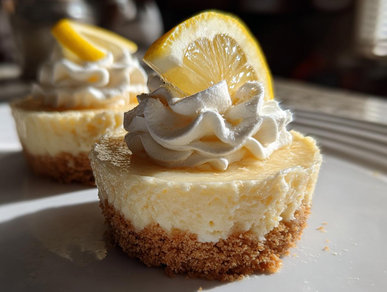 Mini Lemon Cheesecakes: 12 Sunshine Bites