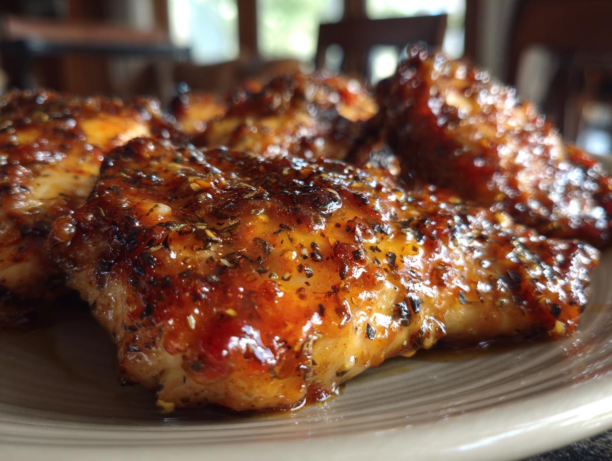 Amazing Oven Baked BBQ Chicken 20 Min Prep
