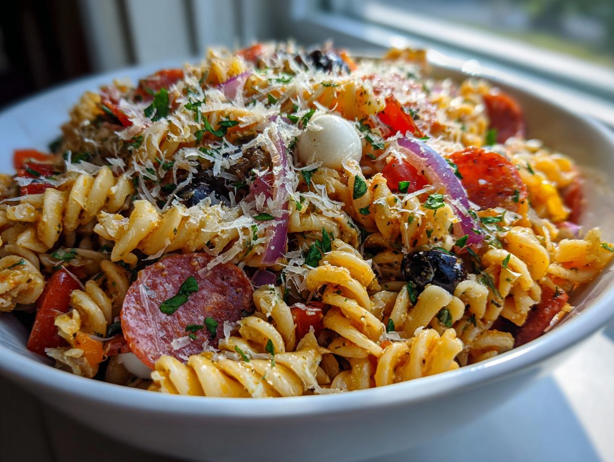 Quick Italian Pasta Salad (with 1 Secret Ingredient) - detail 3