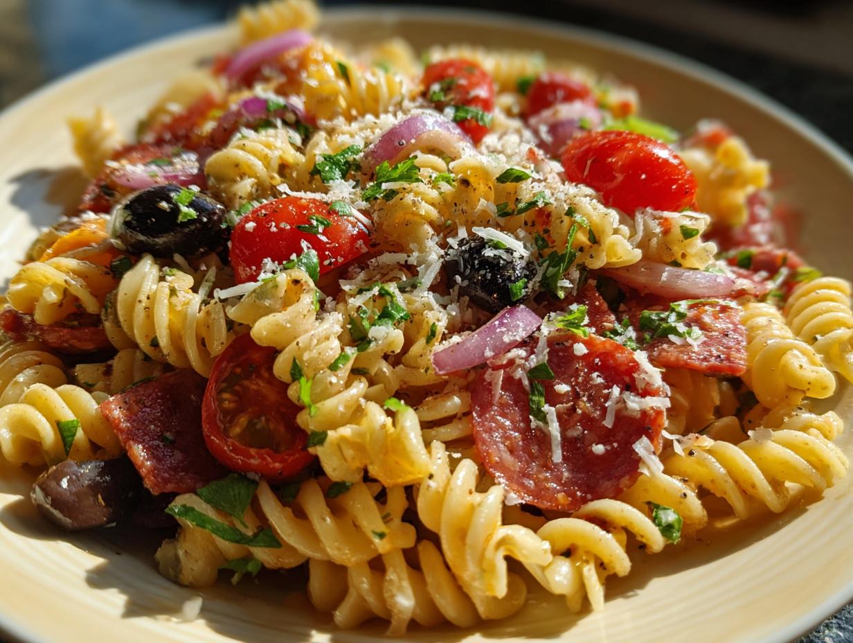 Quick Italian Pasta Salad: 1 Secret Darling