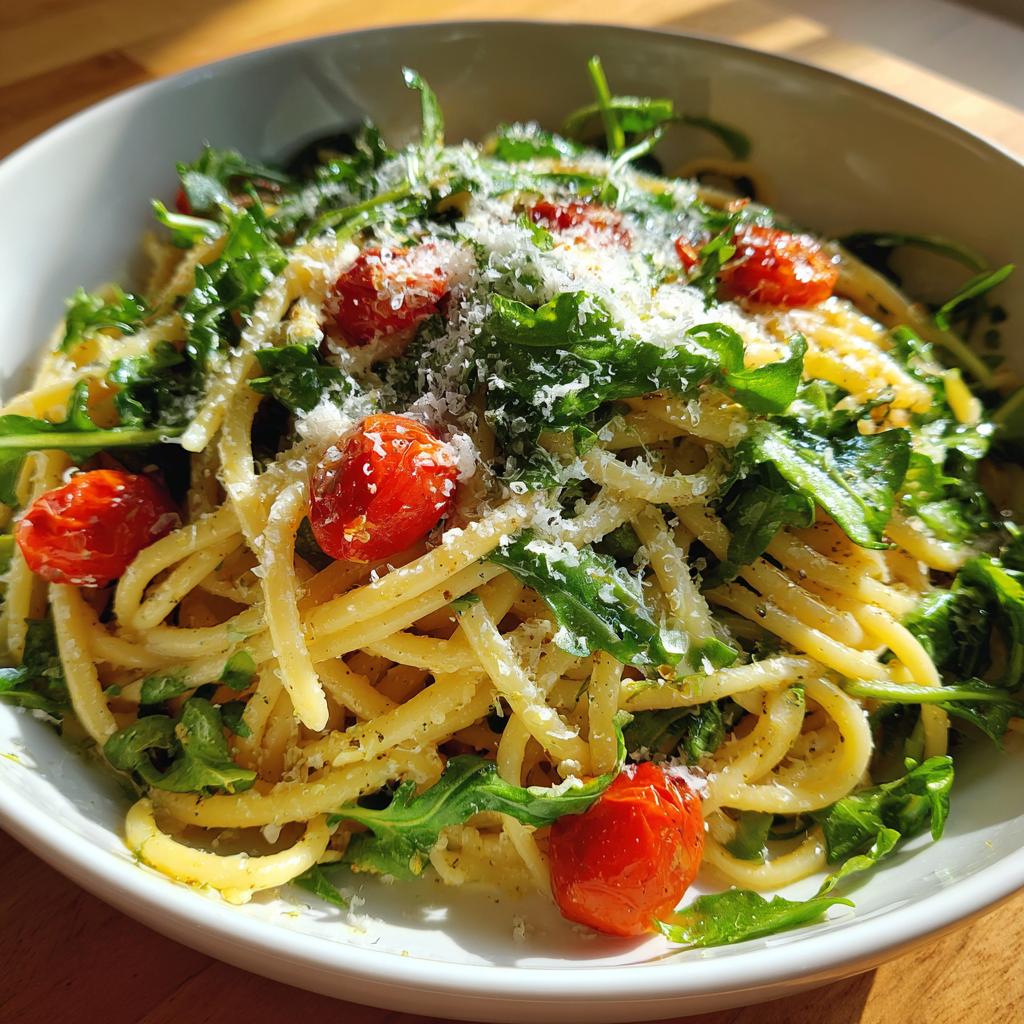 Refreshing Lemon Arugula Pasta Salad Recipe in 15 Minutes - detail 1