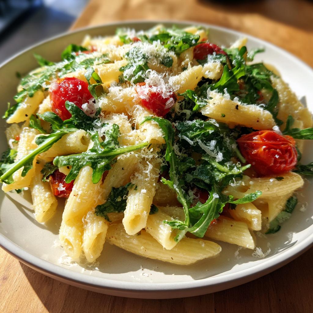 Refreshing Lemon Arugula Pasta Salad Recipe in 15 Minutes - detail 2