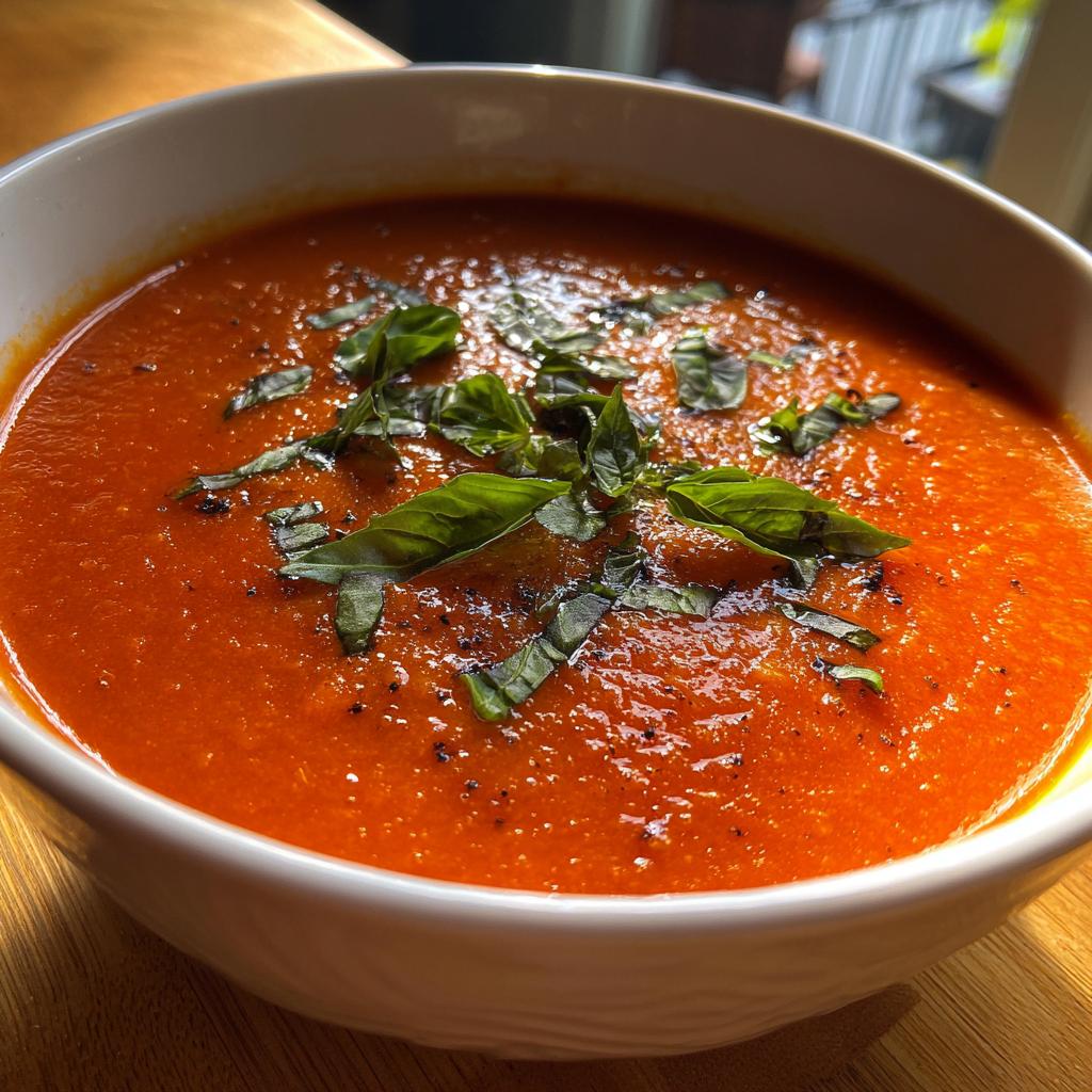 Roasted Tomato Basil Soup - detail 1
