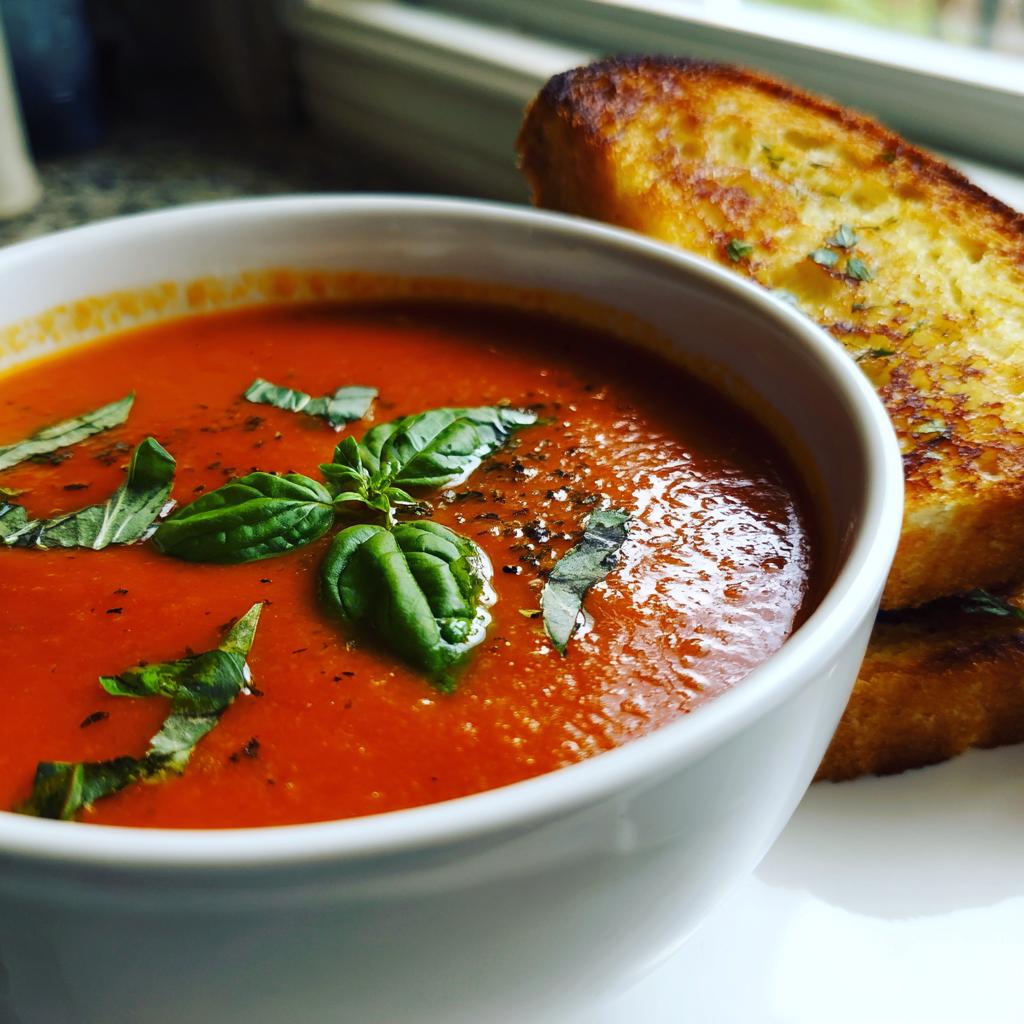 Roasted Tomato Basil Soup - detail 2