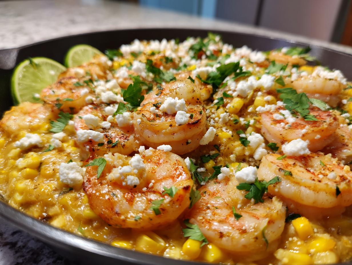 Shrimp and Creamed Corn (30 Minutes, One-Pan)