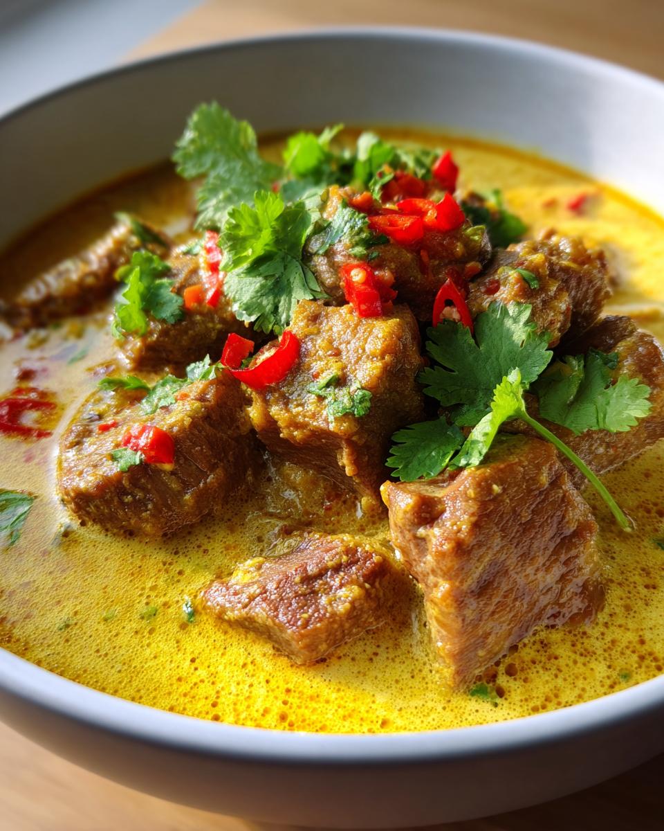 Slow Cooker Beef Coconut Curry - detail 1