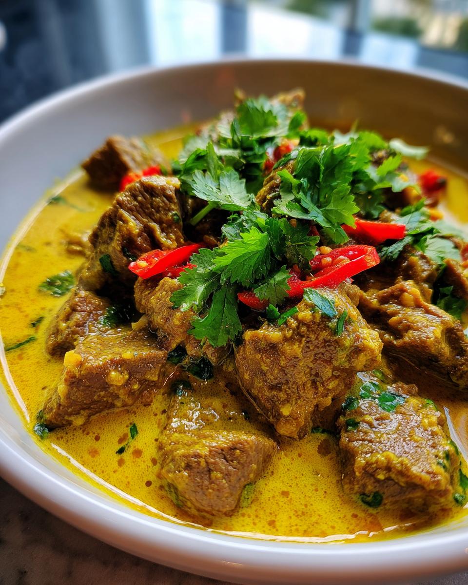 Slow Cooker Beef Coconut Curry - detail 2