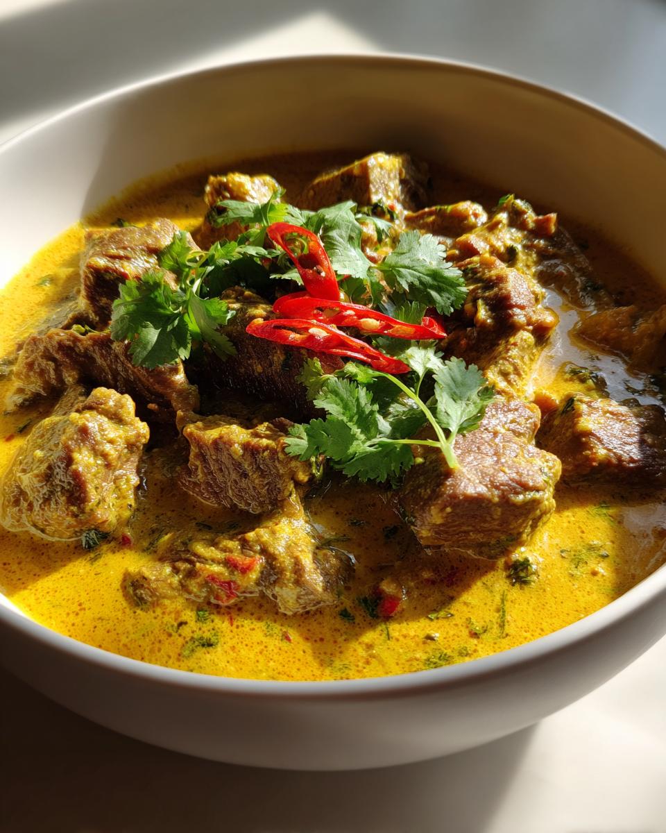 Slow Cooker Beef Coconut Curry - detail 3