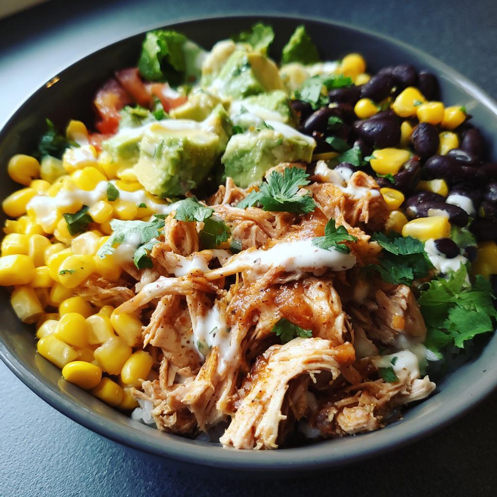 Slow Cooker Chicken Burrito Bowl - detail 1