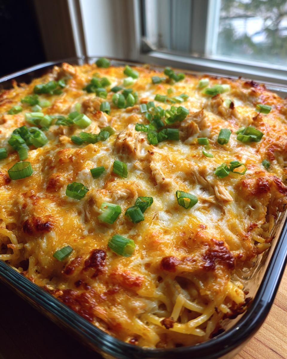 Spicy Southern Cheesy Chicken Spaghetti Casserole - detail 2