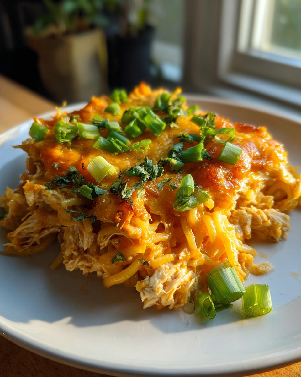 Spicy Southern Cheesy Chicken Spaghetti Casserole - detail 3