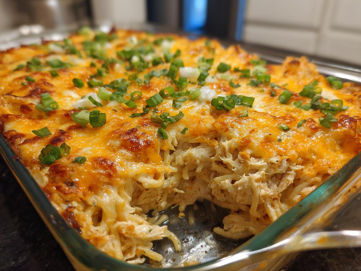 Zesty Spicy Southern Cheesy Chicken Spaghetti