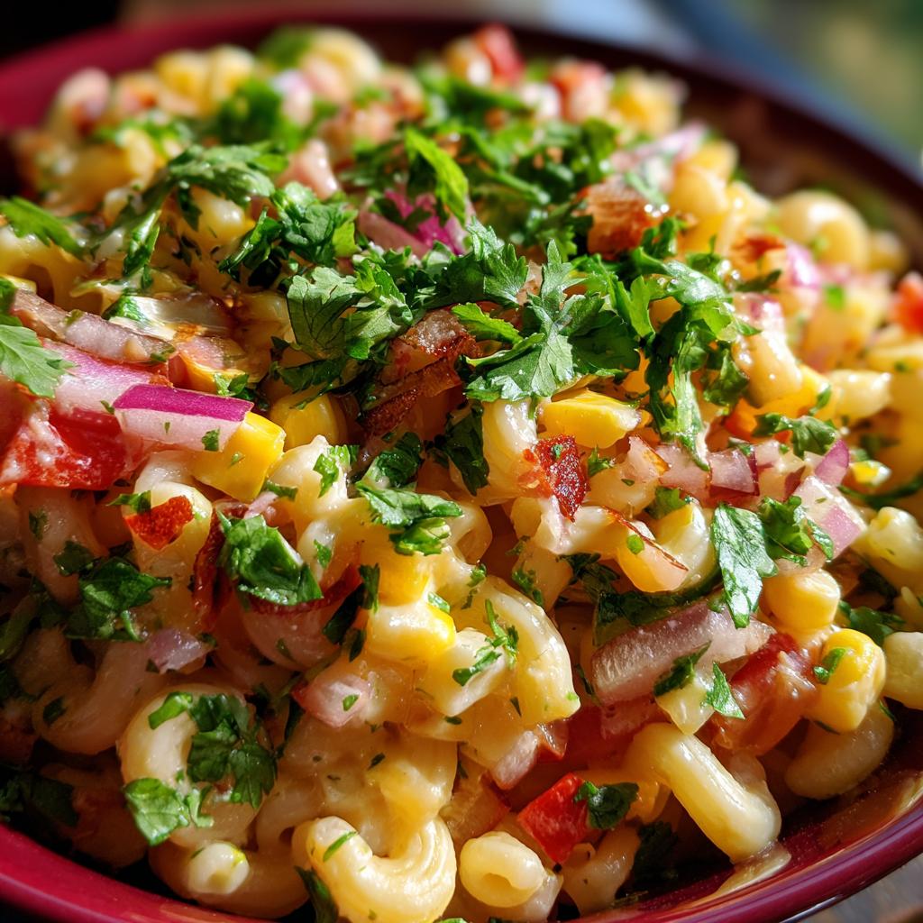 Street Corn Pasta Salad - detail 1