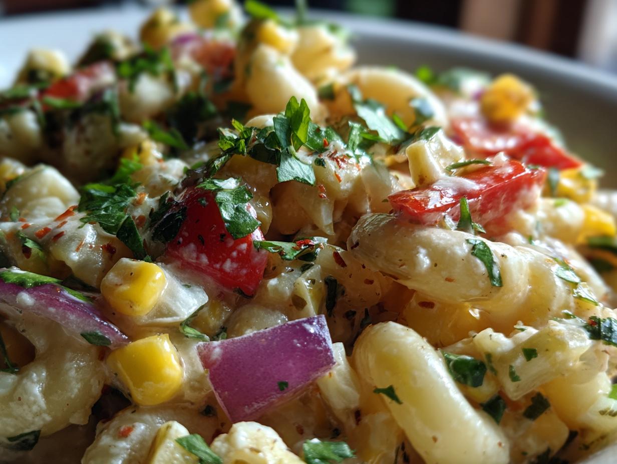 Anna’s Street Corn Pasta Salad: AMAZING!
