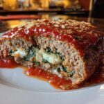 Stuffed Italian Meatloaf