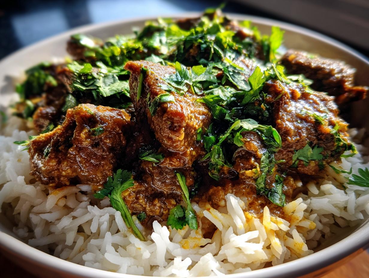 slow cooker lamb curry