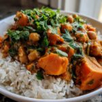 sweet potato and chickpea curry