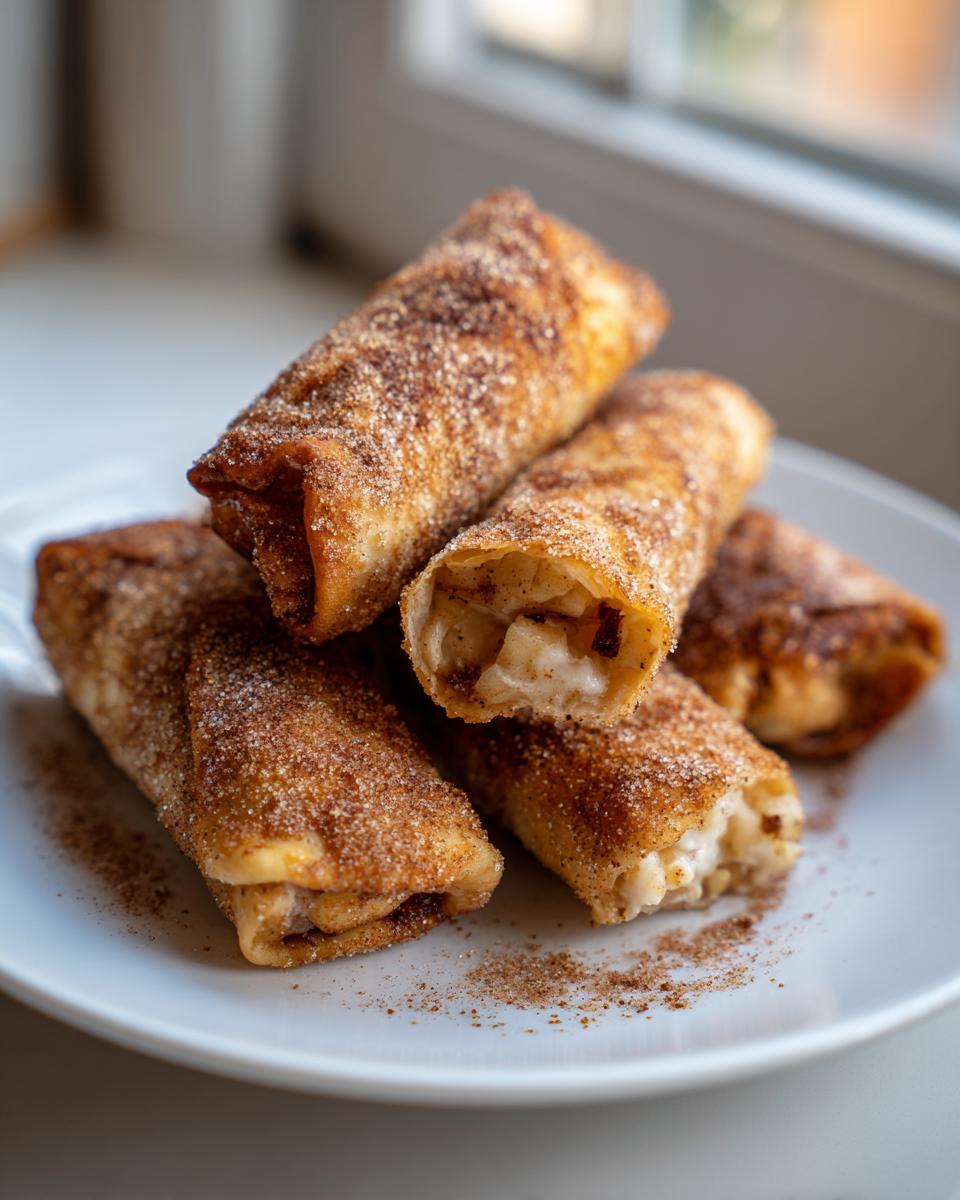 A Modern Twist on Tradition: Apple Pie Egg Rolls - detail 1