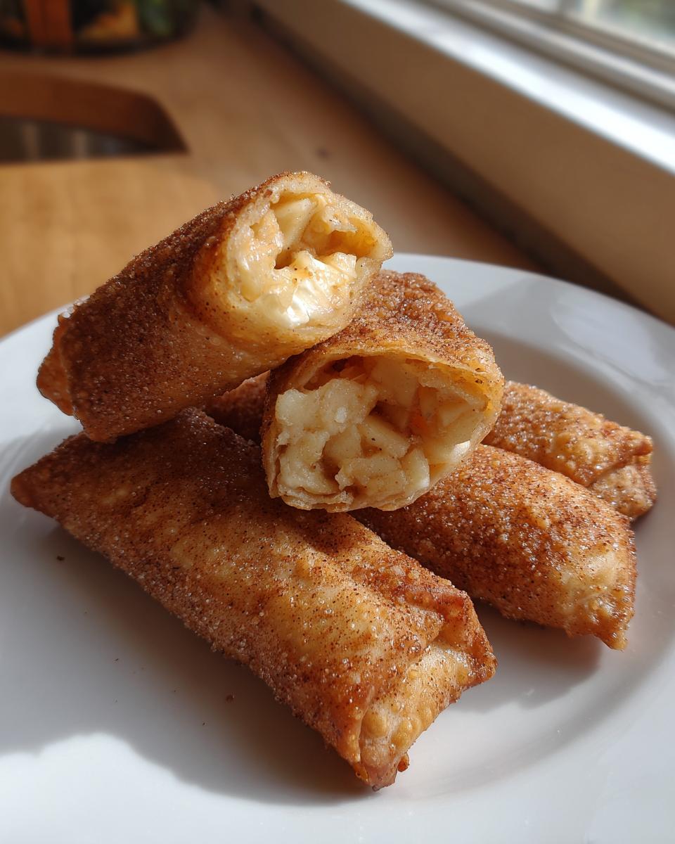 A Modern Twist on Tradition: Apple Pie Egg Rolls - detail 2